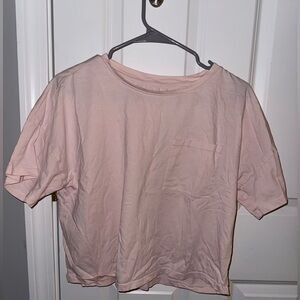 Women’s Pink Banana Republic T-Shirt with Breast Pocket